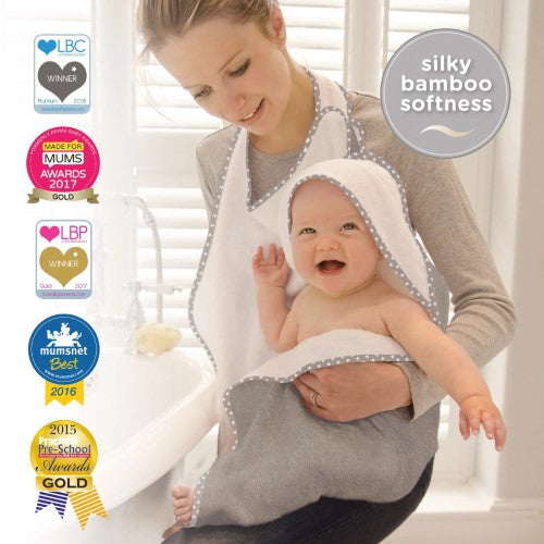 Cuddledry Handsfree Towel - Oatmeal / Grey