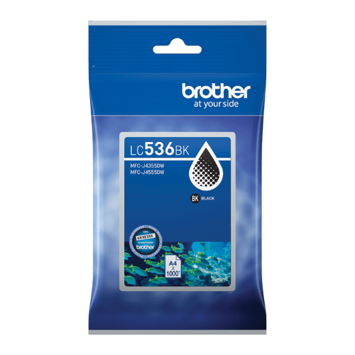 Brother LC536BK Genuine Black Ink