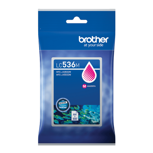 Brother LC536M Genuine Magenta Ink