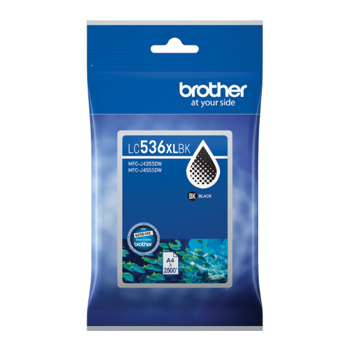 Brother LC536XLBK Genuine Black Ink