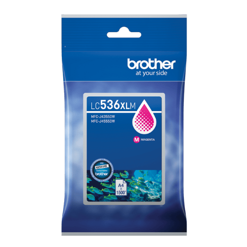 Brother LC536XLM Genuine Magenta Ink