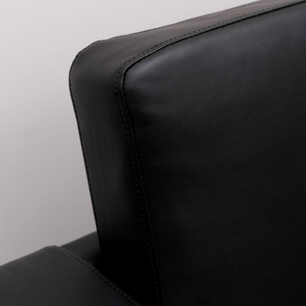 PU Sofa - Makers Gregor 3 Seater (Black)