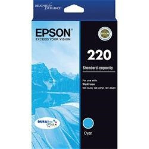 Epson 220 Cyan Original Cartridge