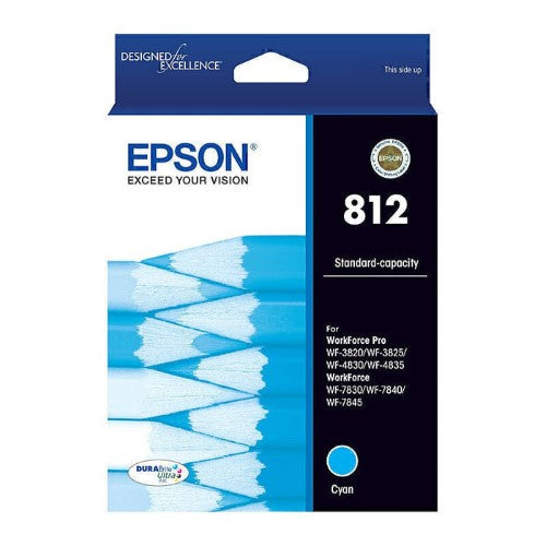 Epson 812 Ultra Ink Cartridge Cyan