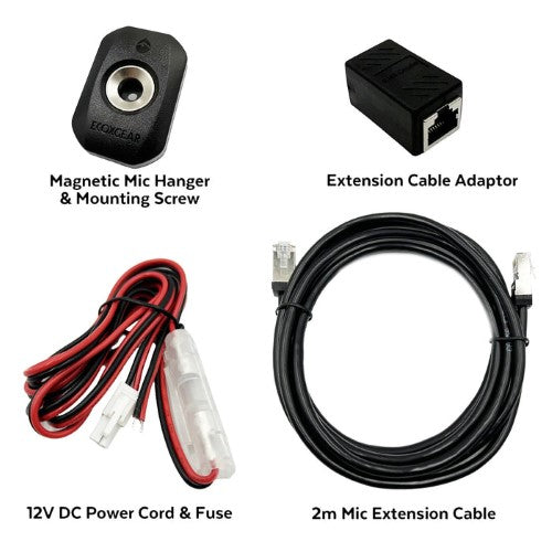 ECOXGEAR ECOXTALK Super Compact EXG3000-TPK 5.0W UHF CB Fixed Mount Radio