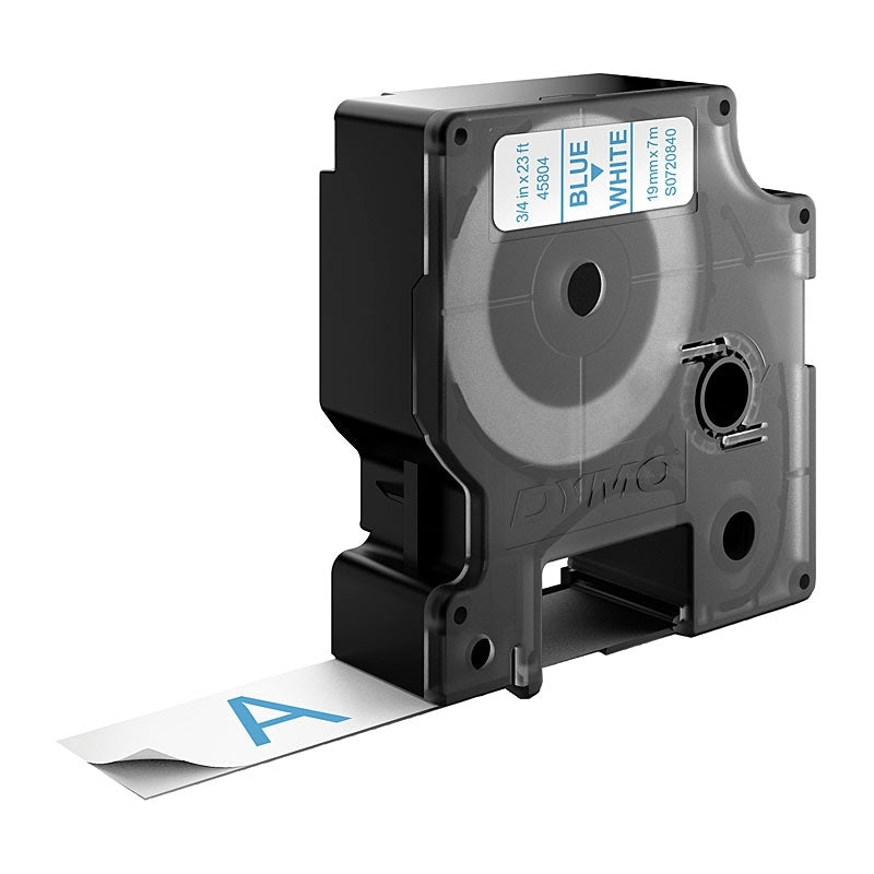 Dymo Blue on Wht 19mmx7m Tape