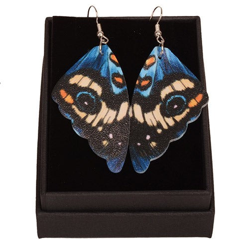 Earrings - Blue Butterfly (5.5 x 2.95cm)