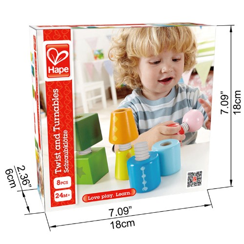Hape - Twist And Turnables Blocks