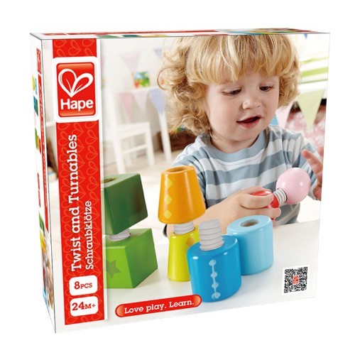Hape - Twist And Turnables Blocks