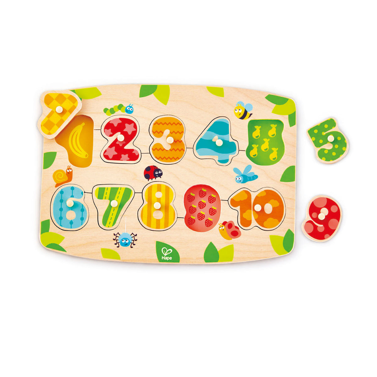 Hape - Number Peg Puzzle
