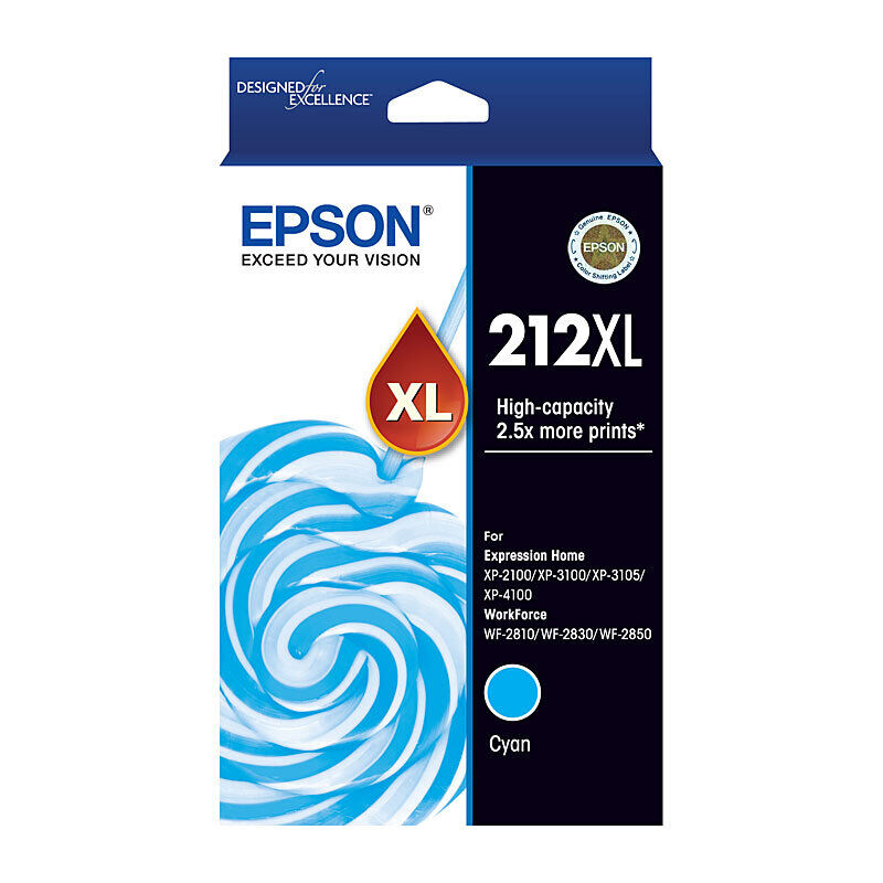 Epson 212 HY Cyan Ink Cartridge