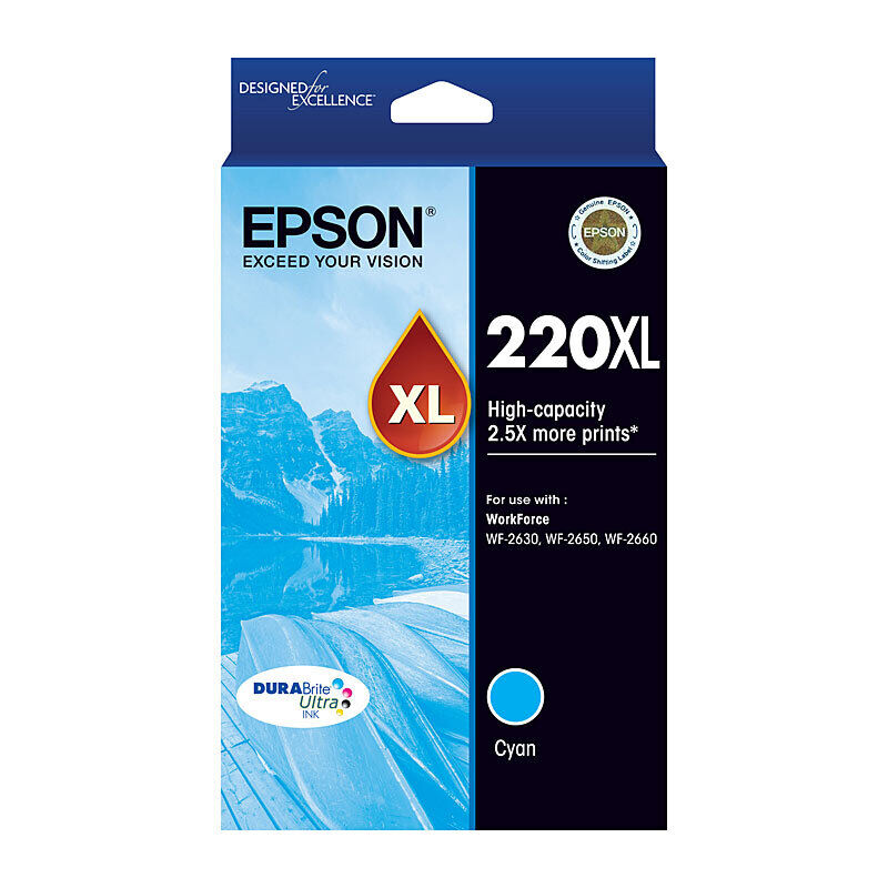 Epson 220 HY Cyan Ink Cartridge
