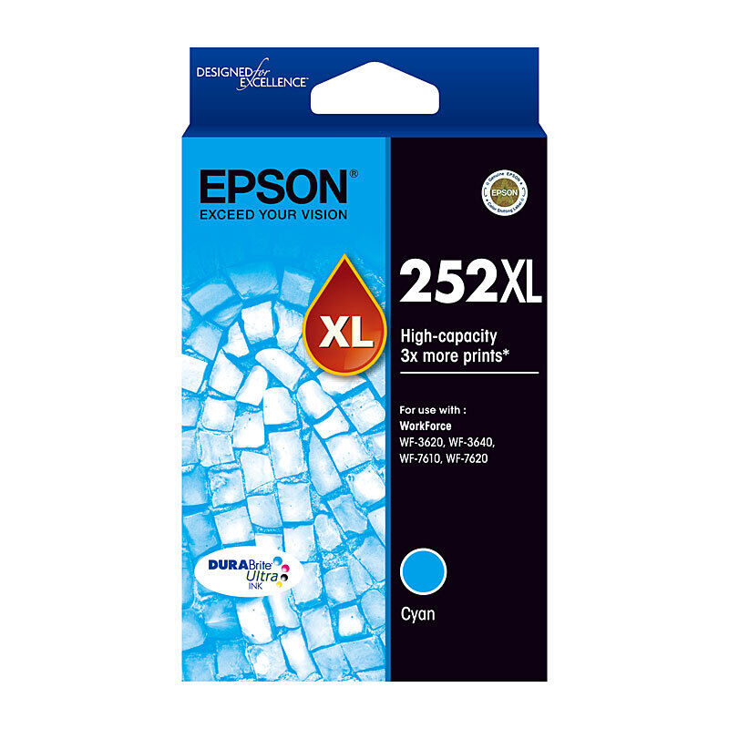 Epson 252 HY Cyan Ink Cartridge