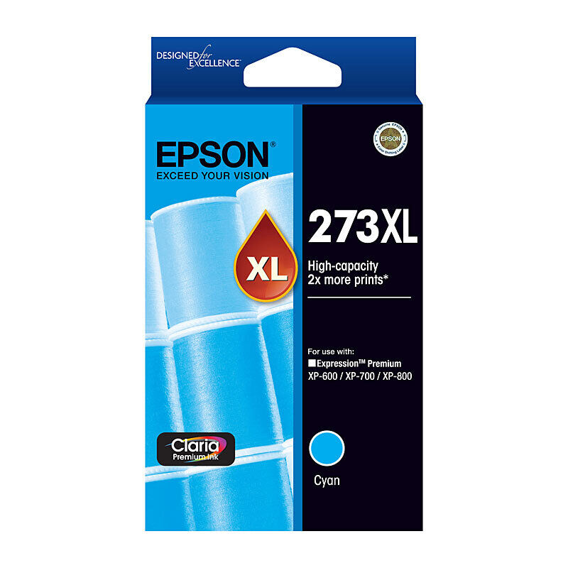 Epson 273 HY Cyan Ink Cartridge