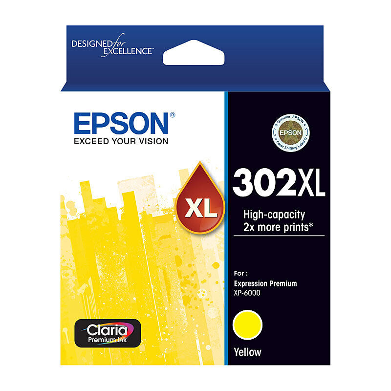 Epson 302 HY Yellow Ink Cartridge