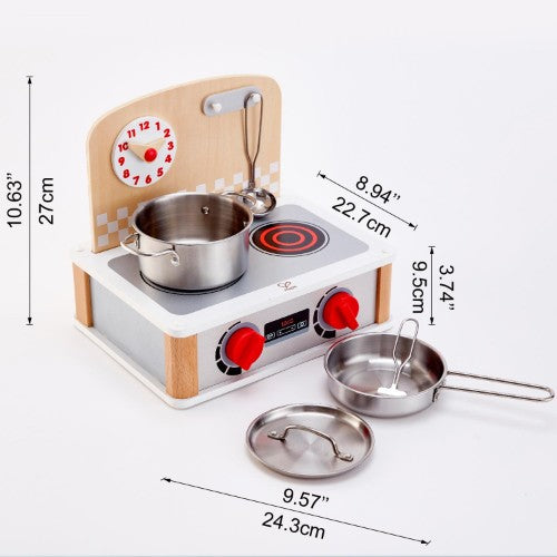 Hape - 2-In-1 Kitchen & Grill Set