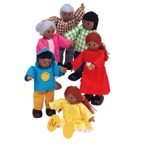 Hape - Happy Family Dolls - African American