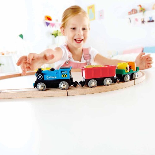Hape - Battery Powered Rolling Stock Train Set