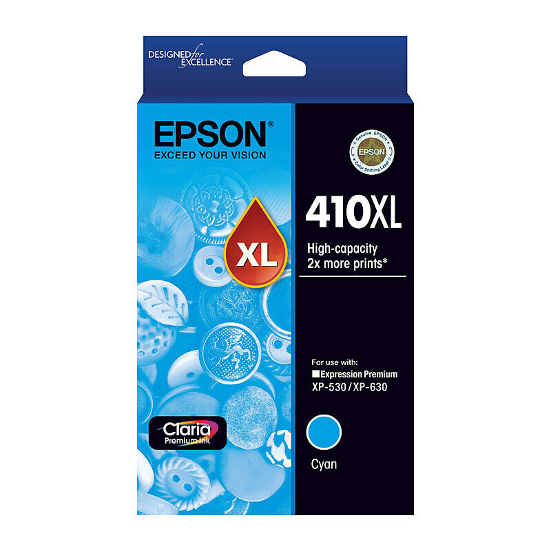 Epson 410 HY Cyan Ink Cartridge