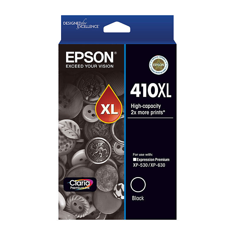 Epson 410 HY Ph Blk Ink Cartridge