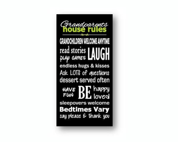 Wall art for grandparents, 58cm x 29cm, showcasing love and family bonds, crafted on high-quality MDF board.