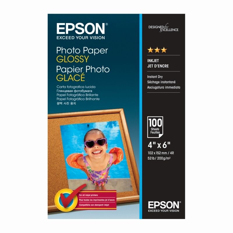 Epson 42548 Glossy P/Paper 4x6