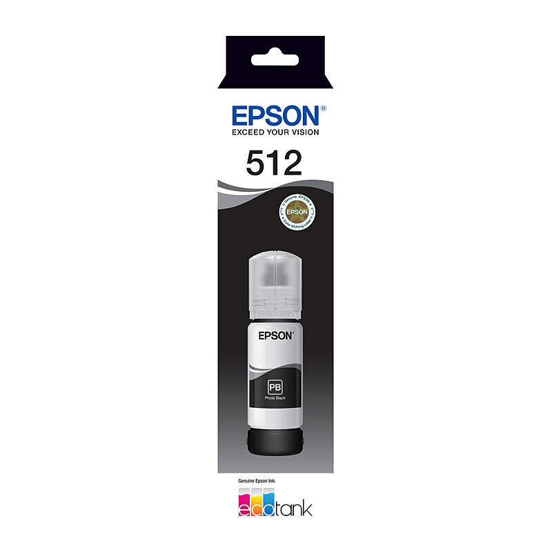 Epson T512 Ph Blk Eco Tank Ink
