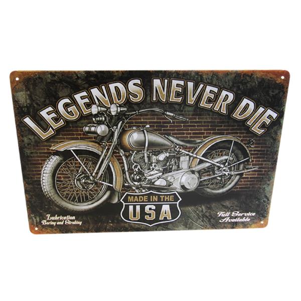 Wall Art - Art Tin Legends Never Die