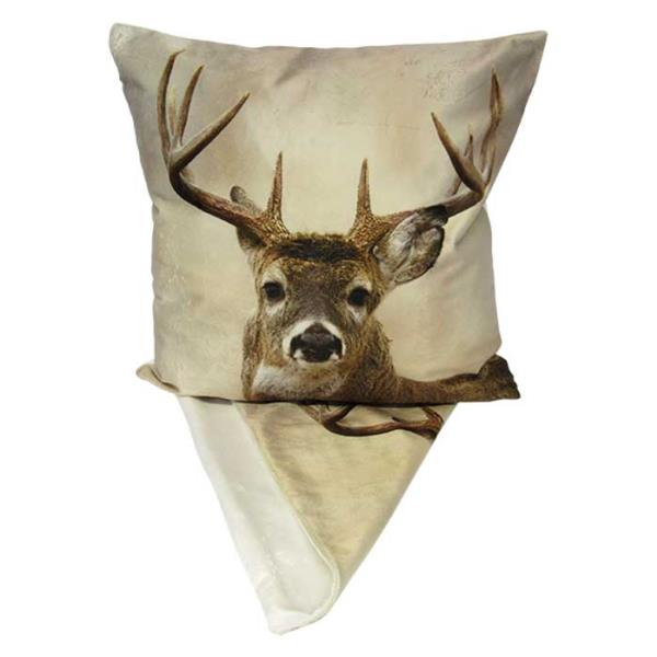 Cushion Cover Plush Stag Day