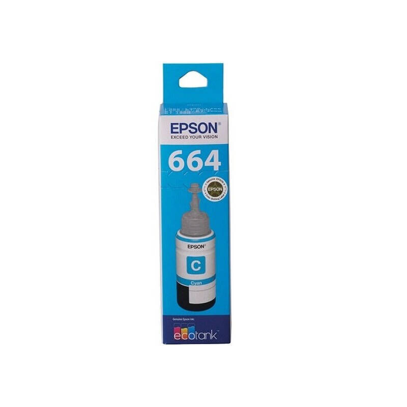 Epson T664 Cyan Eco Tank Ink