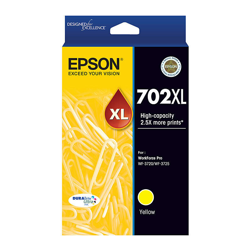 Epson 702 Yellow XL Ink Cartridge