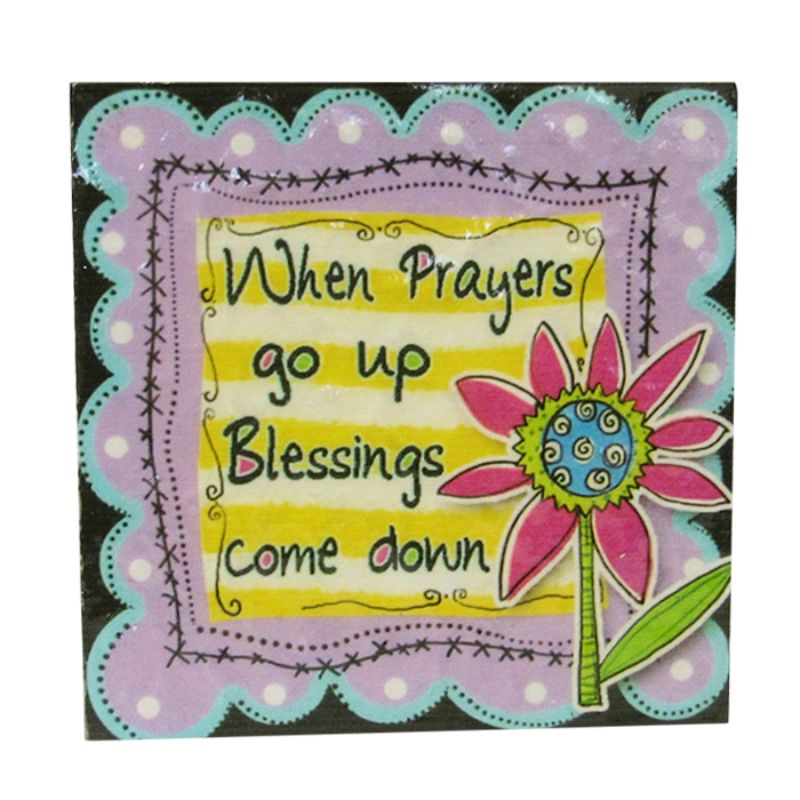 Wall Hanging - Message Sign Blessings (9.5cm)