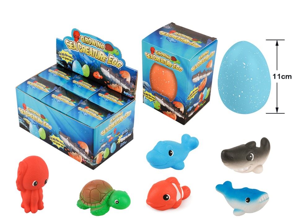 Growing Jumbo Sea Creature Egg Display 12pc