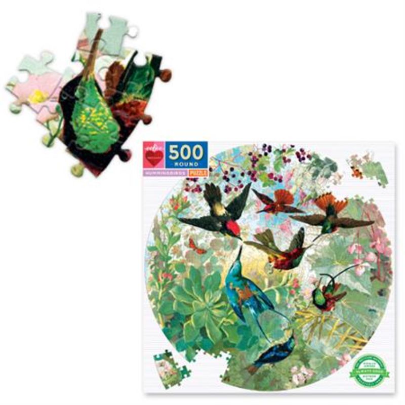 Jigsaw Puzzle - eeBoo Hummingbirds Rd (500pcs)