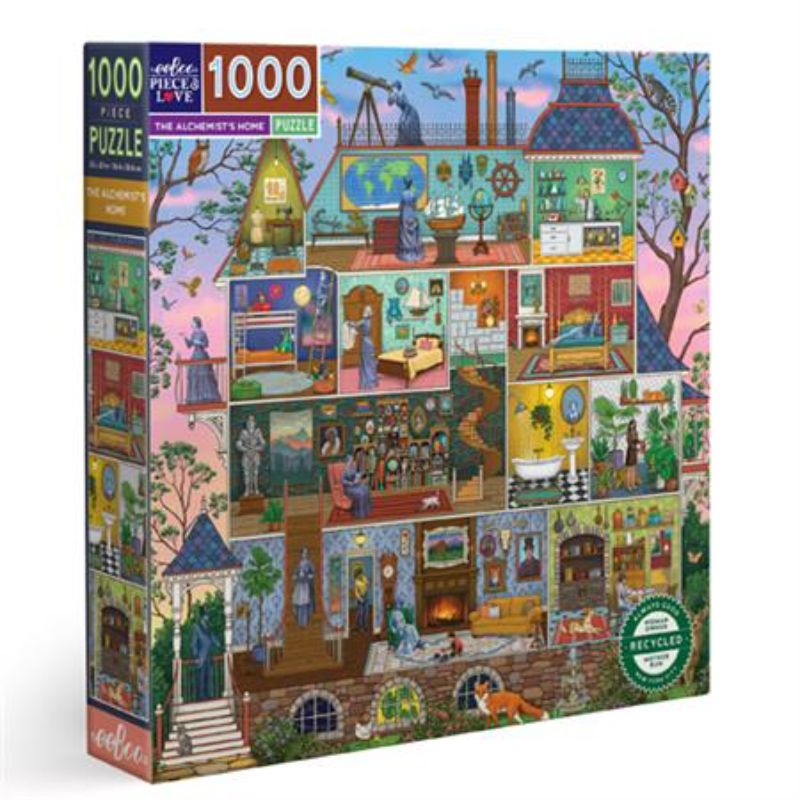 Puzzle - eeBoo The Alchemists Home (1000pcs)