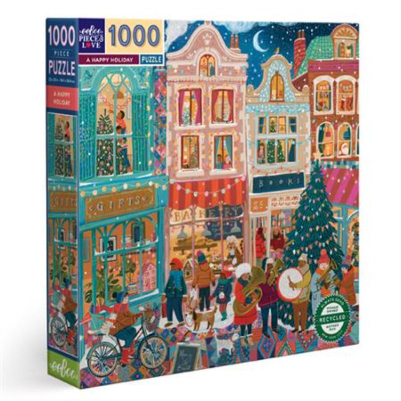Puzzle - eeBoo A Happy Holiday (1000pcs)