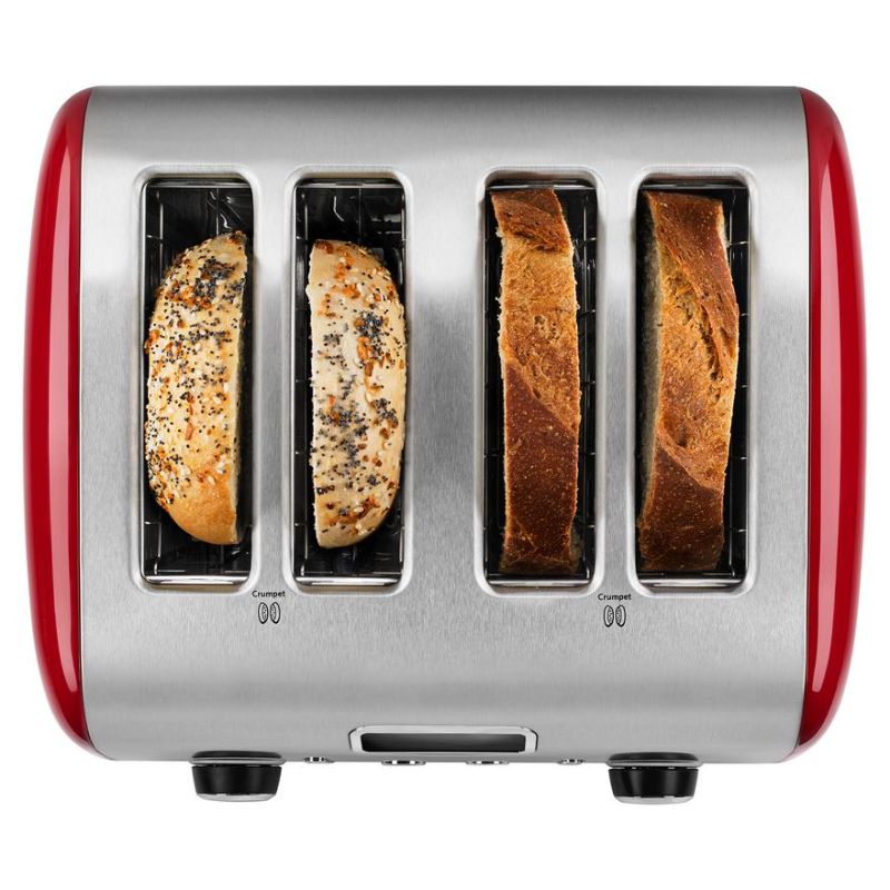 KitchenAid - 4 Slice Artisan Automatic Toaster - KMT423 (Empire Red)
