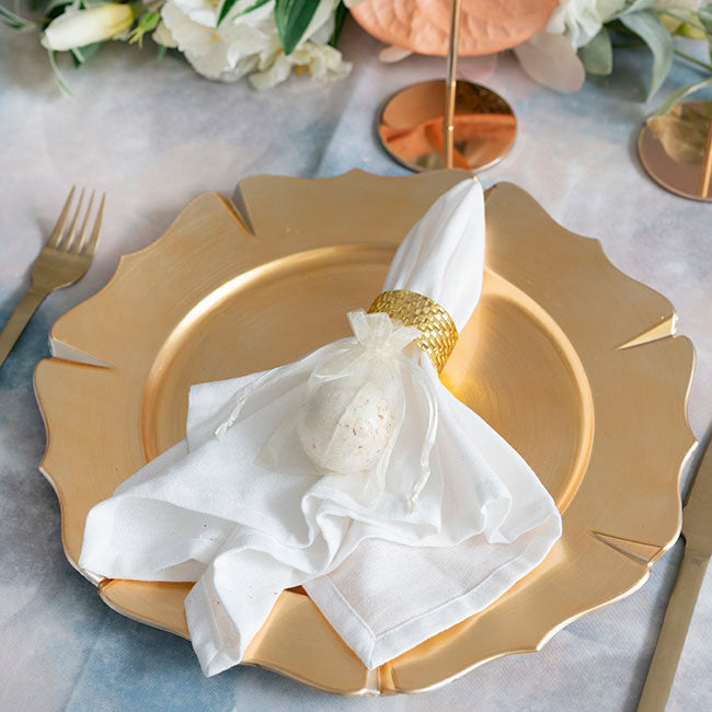 Organza Bag Ivory Pack of 10.