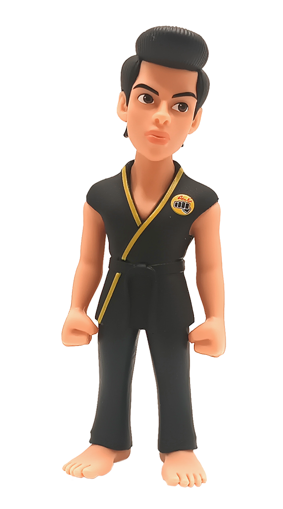 MINIX Cobra Kai Miguel Diaz figurine, 12cm tall, showcasing his iconic look for fans and collectors.