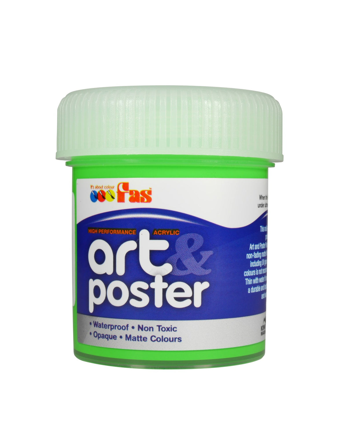 Poster Paint - Fas A&P 60ml Fluo Green