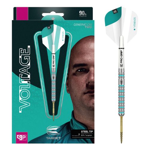 Steel Tip Darts 90% Tungsten 21g - Target Rob Cross Gen 2 Voltage