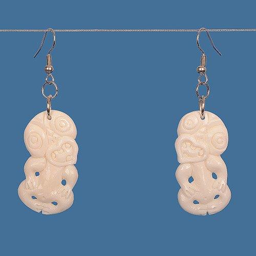 Bone Tiki Earrings - Type 2