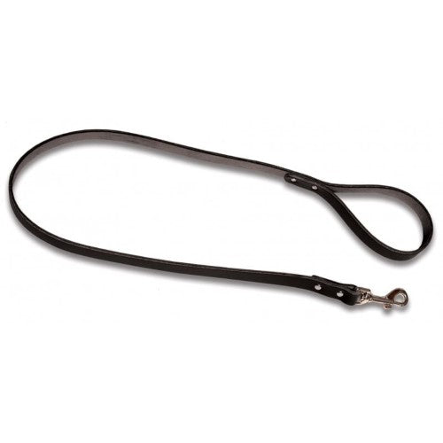 Taurus Lead Plain Leather+Snaphook 19mm X 105cm Black