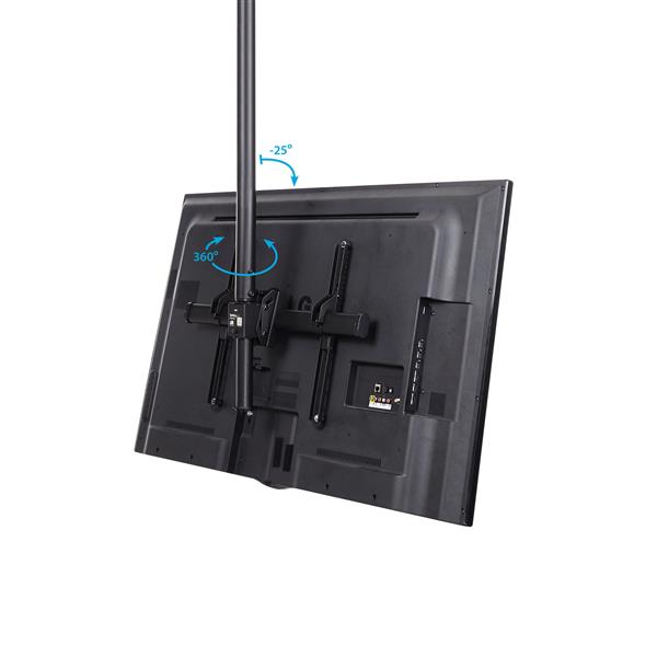 Ceiling TV Mount - 3.5' to 5' Pole - Full Motion - For 32" to 75" Displays