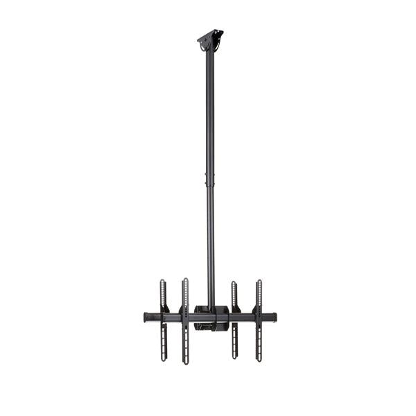 Ceiling TV Mount for Back-to-Back Displays - 1.07 m to 1.52 m Pole