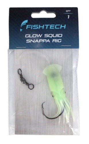 Fishtech Glow Squid Snappa Rig