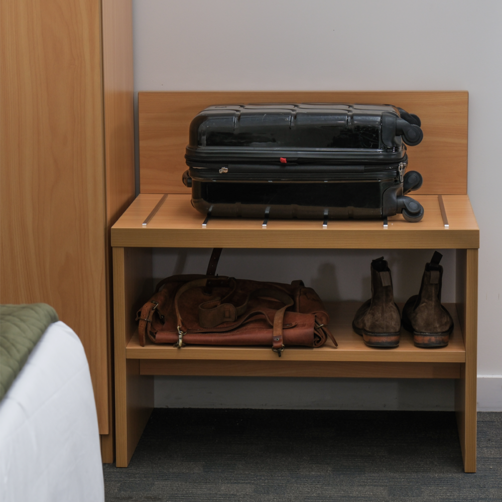 Bristol Luggage Rack - Dark Oak