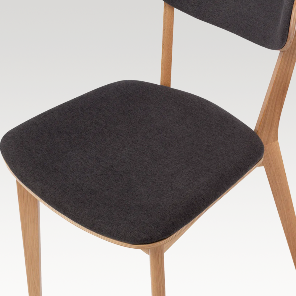 The Zurich Dining Chair - Black Oak