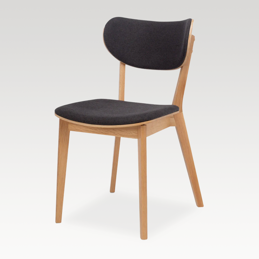 The Zurich Dining Chair - Black Oak