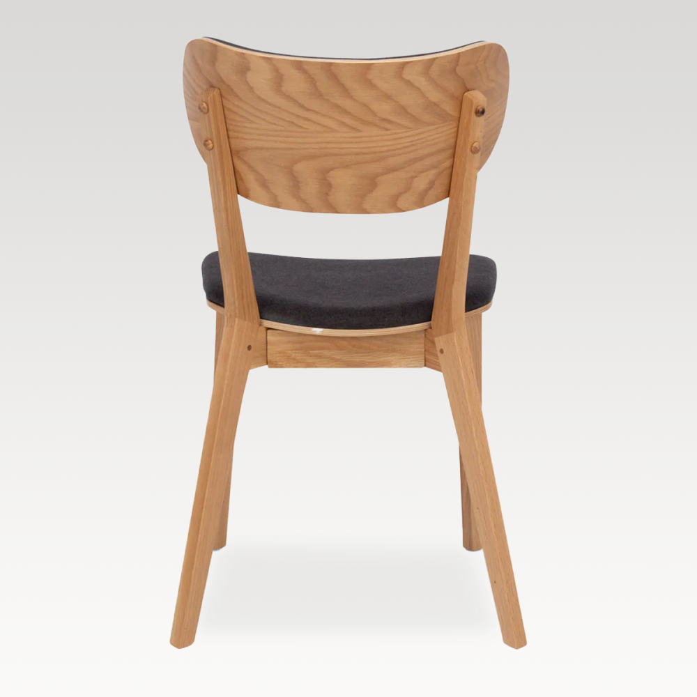 The Zurich Dining Chair - Black Oak